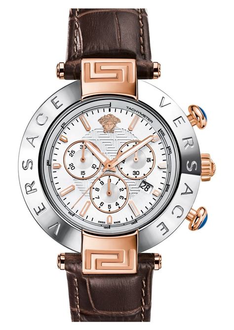 versace reve chronograph watch|quartz chronograph versace watch men.